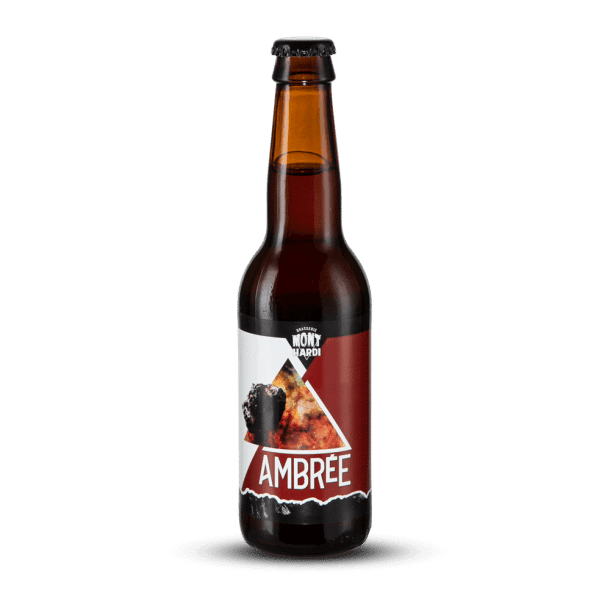 Bière Ambrée Mont Hardi en bouteille